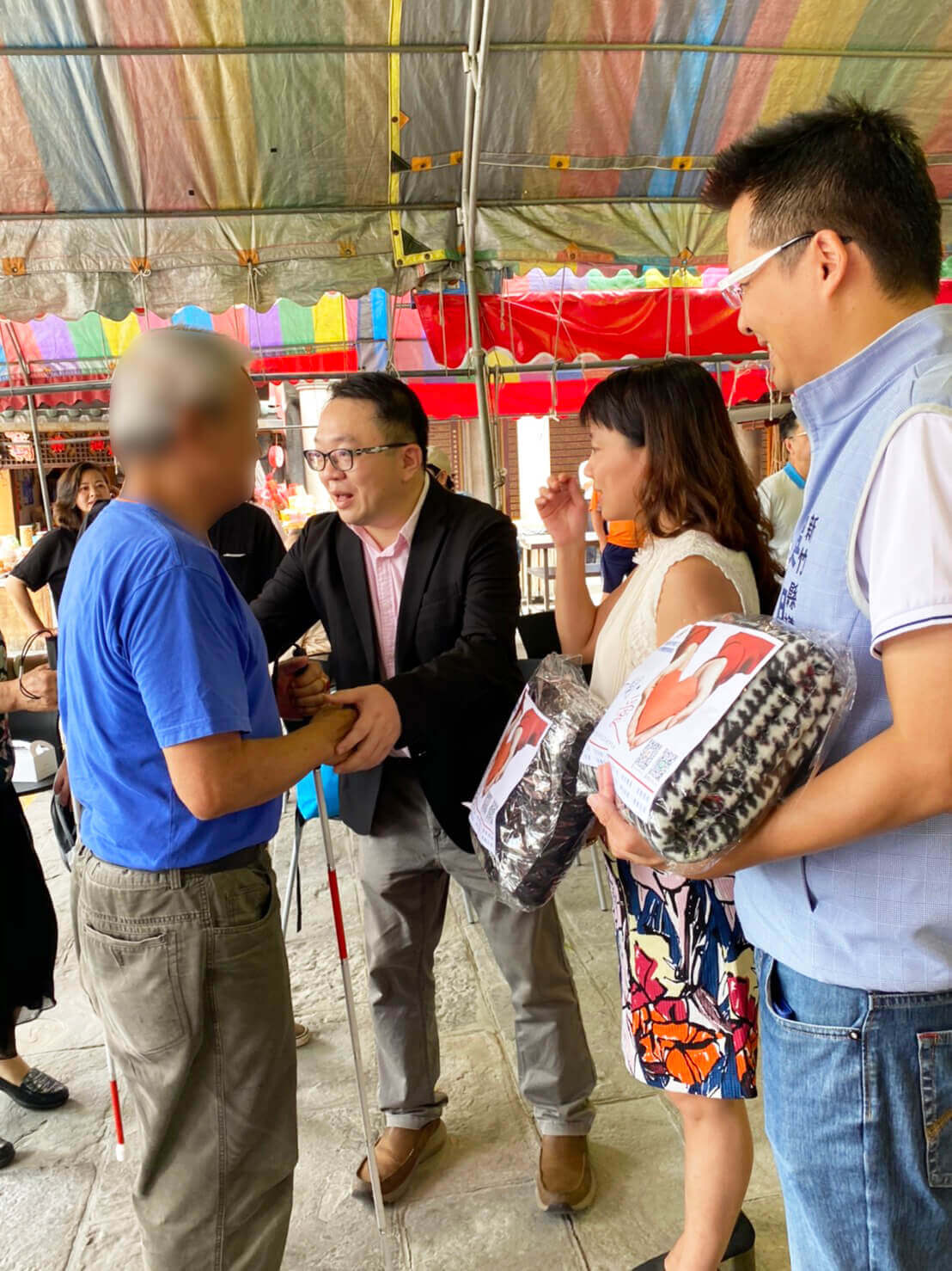 聯合報新聞-欣瀚有愛，捐贈涼被助9大弱勢團體!