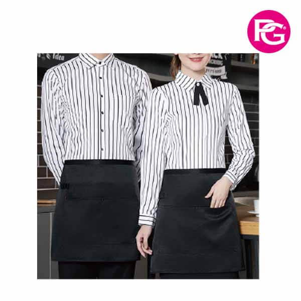 *WK-1004-女款工作服-條紋襯衫