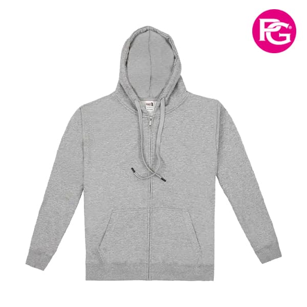 JA-1088 頂級重磅寬版落肩無刷毛連帽拉鍊外套