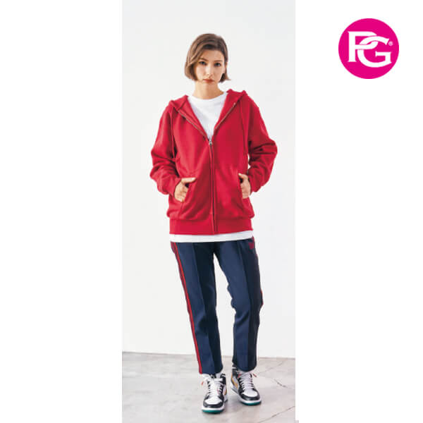 JA-1043-United Athle 10.0oz. T/C內刷毛連帽拉鍊外套